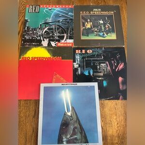 Lot of 5 - REO Speedwagon Vinyl Records